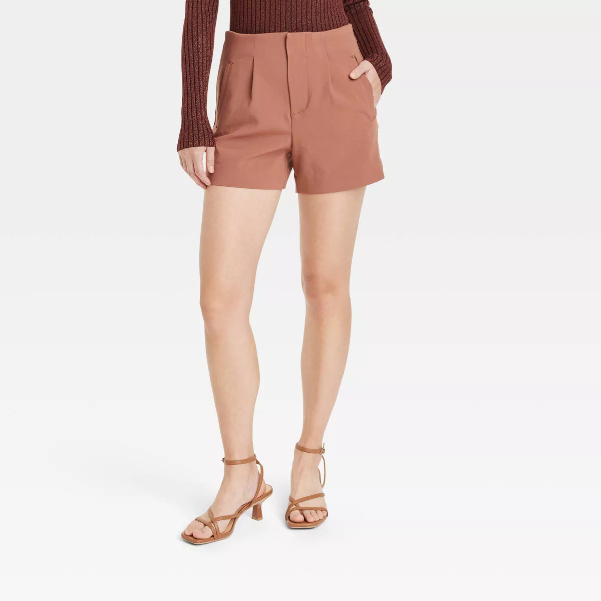 Women's High-Rise Tailored Shorts - A New Day™ | Target