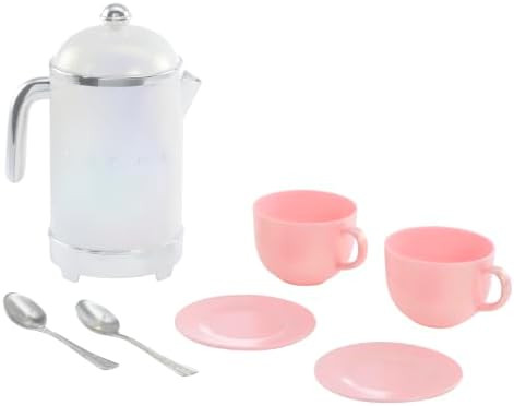 Little Tikes Sweet Spaces Tea Set, Pink, Play Kitchen Cookware, Boys and Girls Ages 3+ Years | Amazon (US)