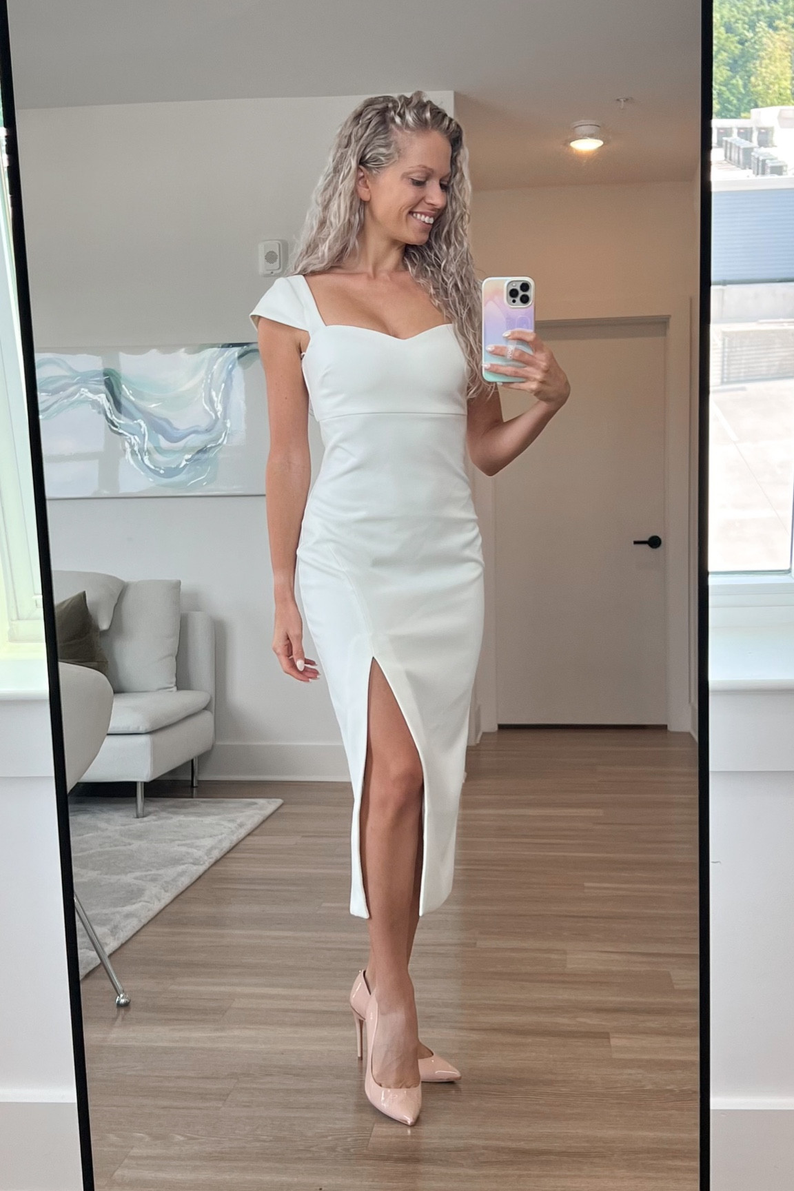 Cap sleeve midi dress from Nordstrom 

#LTKfit #LTKwedding #LTKworkwear