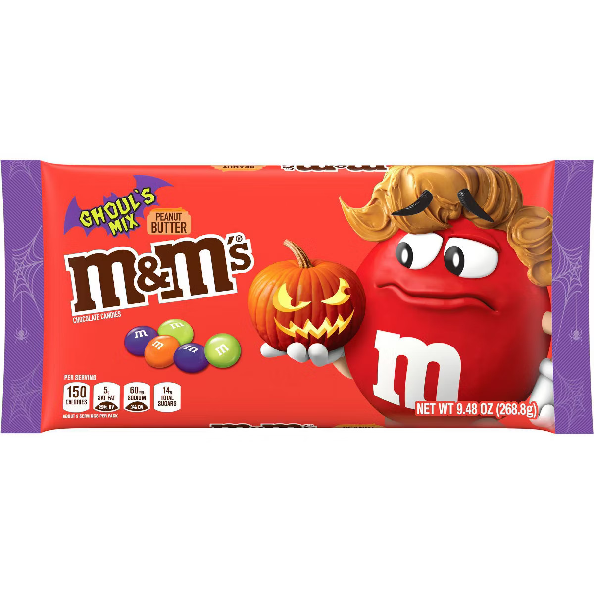 M&M's Halloween Gouls Mix Peanut Butter Candy - 9.48oz | Target