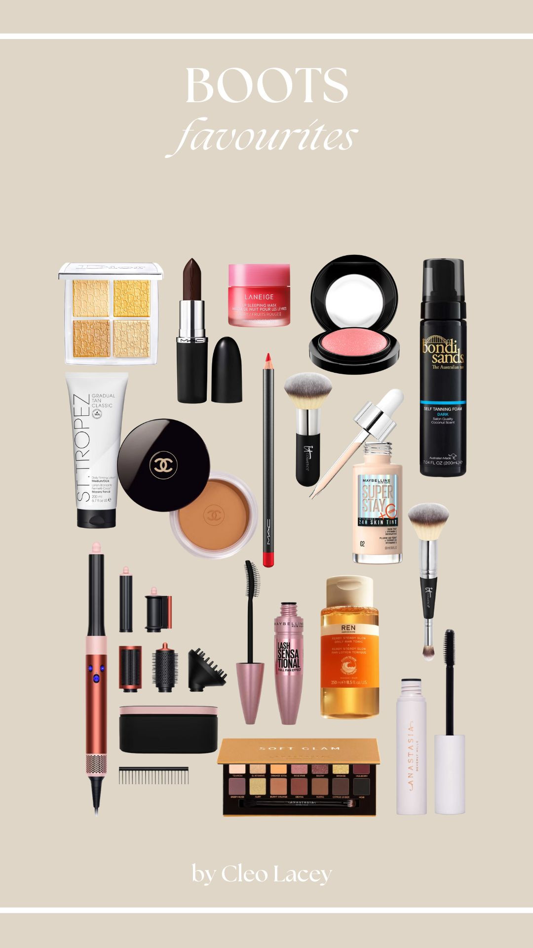 Boots favourite pieces, my hair and beauty faves, gift ideas, makeup, skincare, fake tan, hair tools, beauty must haves  

 #LTKuk #LTKbeauty #LTKstyletip