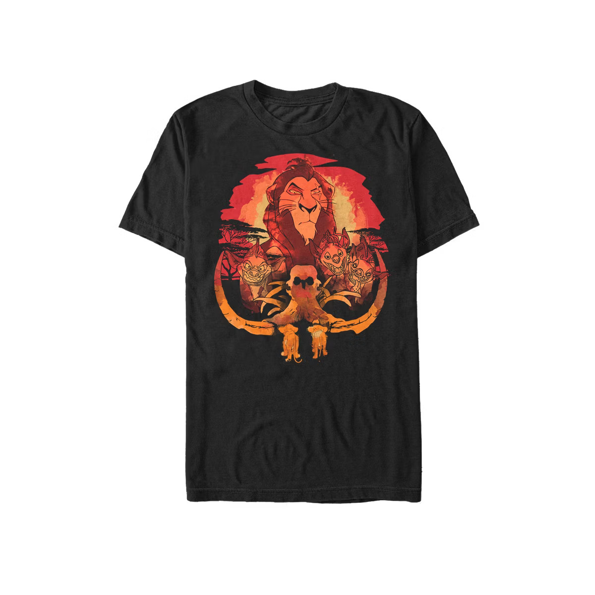 Men's Lion King Scar Elephant Graveyard T-Shirt | Target