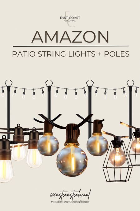 Create a backyard you love to hang out in! These 10 ft poles anchor into the ground and hold your outdoor string lights. Perfect for entertaining and creating that magical evening. Patio decor. 

#LTKSaleAlert #LTKHome #LTKSeasonal