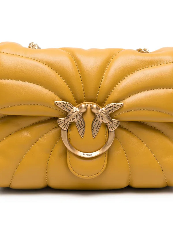 PINKO Mini Love Puff Tote Bag | Yellow | FARFETCH | Farfetch Global