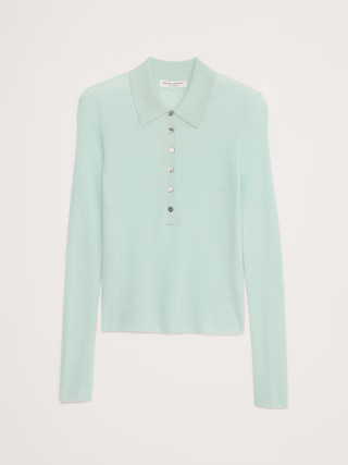 Featherweight Cashmere Polo | Banana Republic (US)