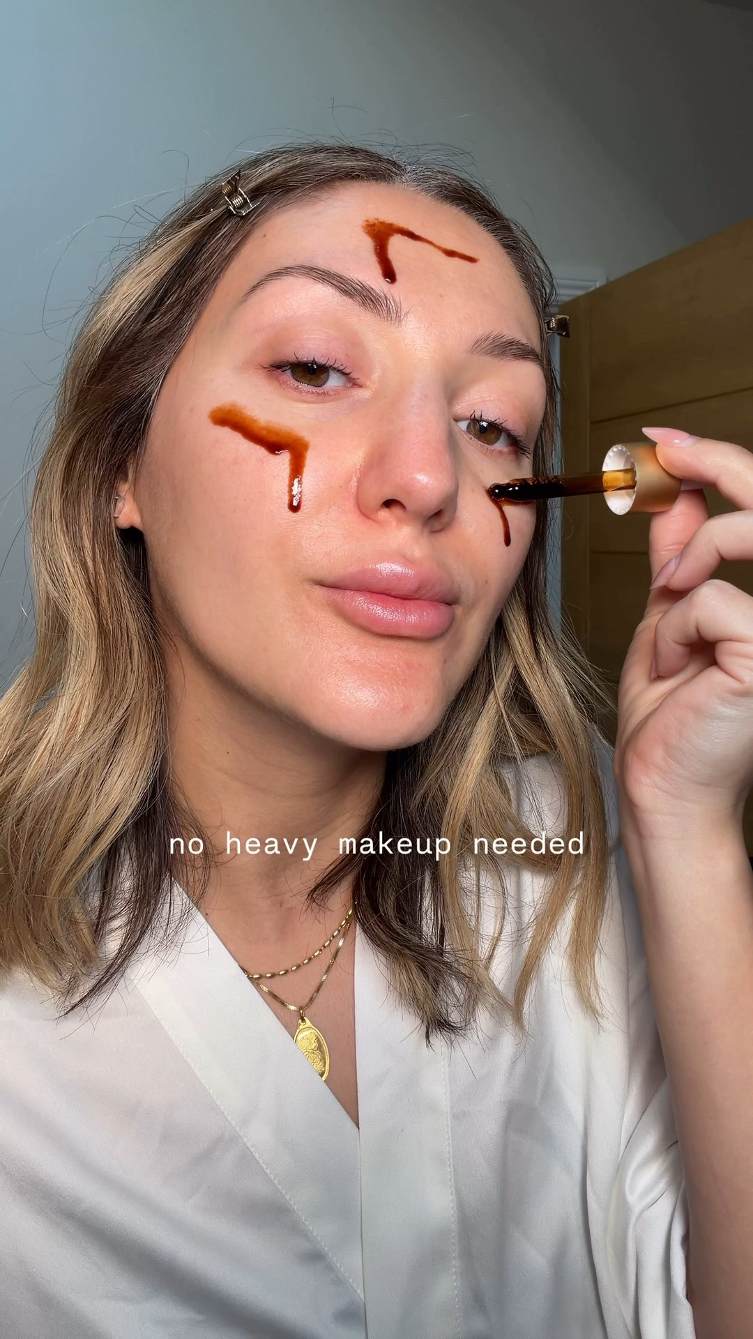 When I want a nice glow, not heavy makeup - Marrakech Sun is an Instant Glow Tanning & Hydrating Serum - so it instantly gives warmth, hydration, and that natural sun-kissed bronze without having to wait for the color to develop. It also has hyaluronic acid, so it’s great for hydration. I just add a few drops over moisturized skin.

@whind #ad 

Face tanning drops 
Face tanning water 
Face tanning serum 

#LTKBeauty #LTKmorningroutine #LTKselfcare