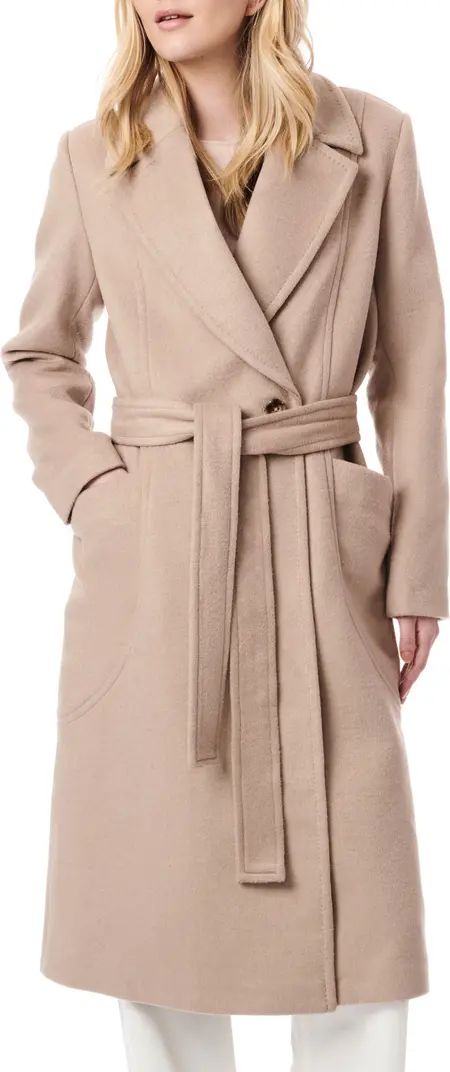 Belted Wool Blend Longline Coat | Nordstrom