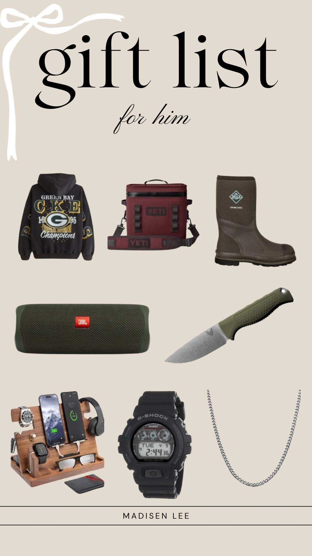 Gift guide for the man in your life! 

#LTKSeasonal #LTKHoliday #LTKGiftGuide