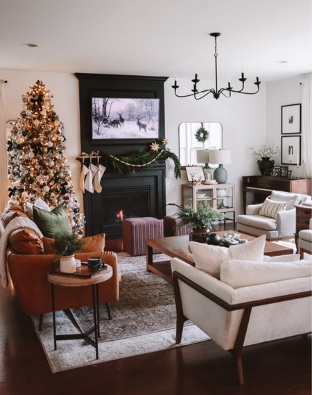 Home decor Christmas home Christmas tree cozy home living room decor rug#LTKHoliday

#LTKSeasonal #LTKhome