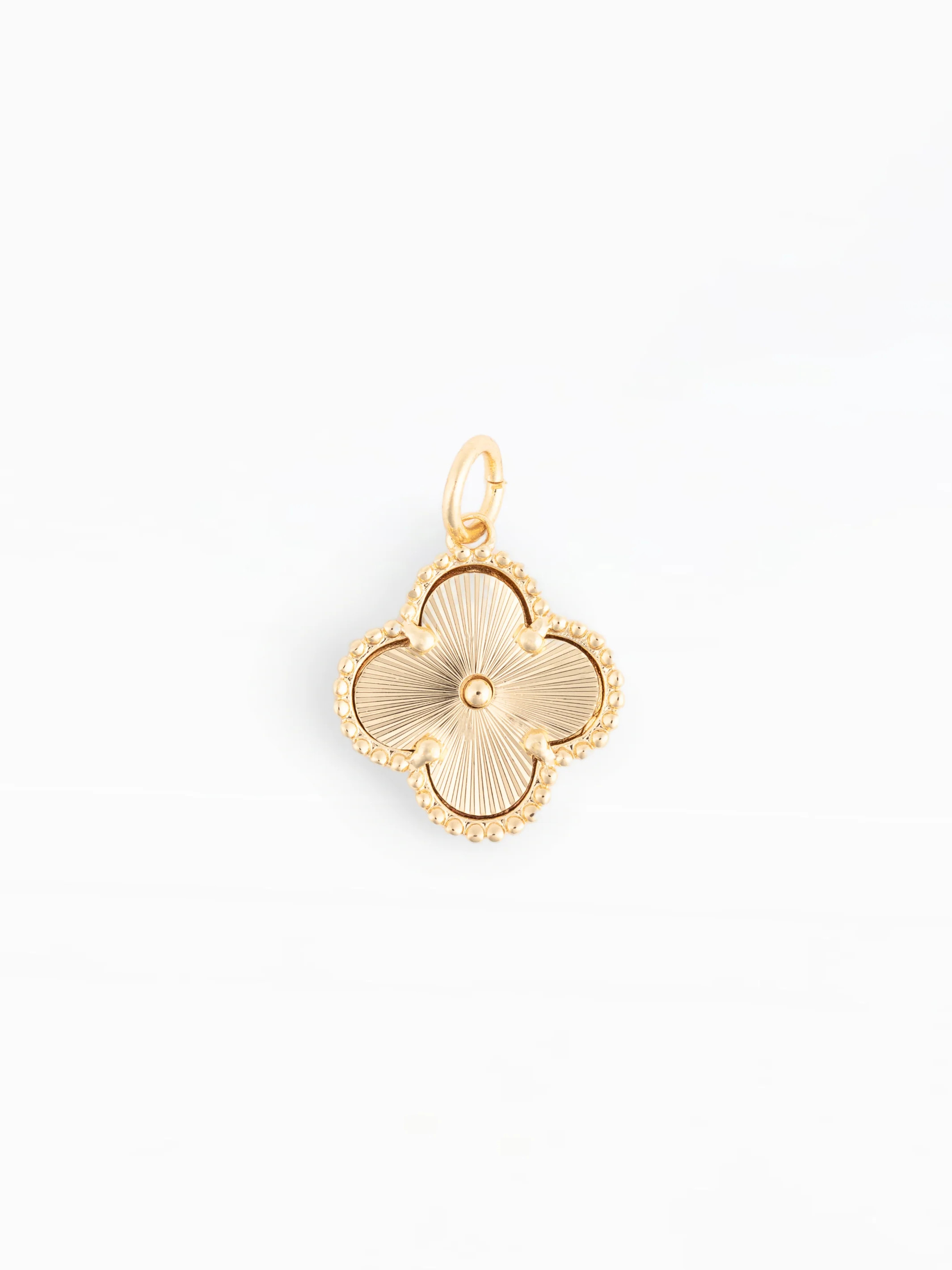 Thea Charm | Gold Quatrefoil | Michelle McDowell