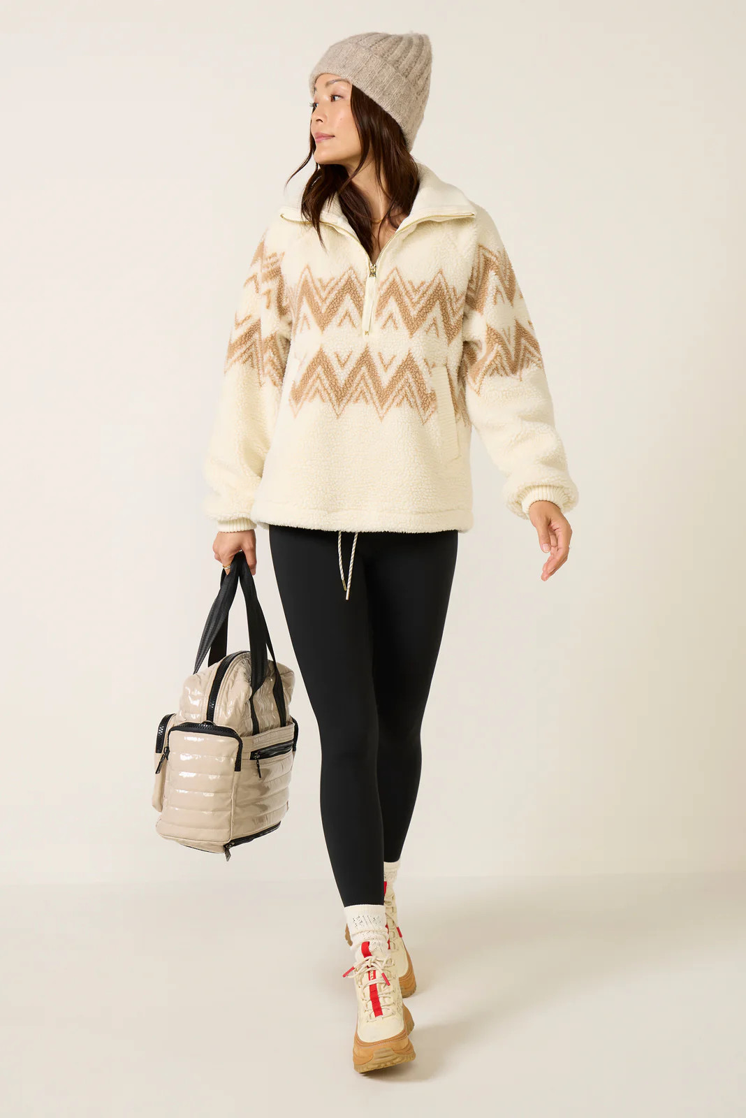 Hendrick Half Zip Sherpa | Evereve