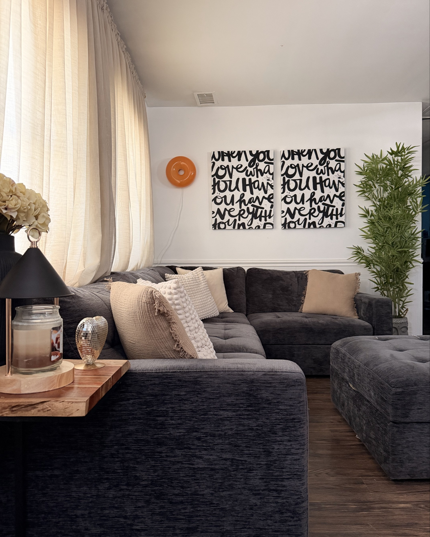 My living room in its in-between era 🤍
Linking what I’m using now before the refresh.
Posted what I could. The couches are from bobs furniture  

#LTKHome