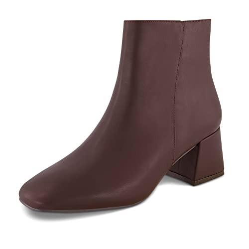CUSHIONAIRE Women's Nexus dress heel boot +Memory Foam, Wide Widths Available, Chocolate 6 | Amazon (US)
