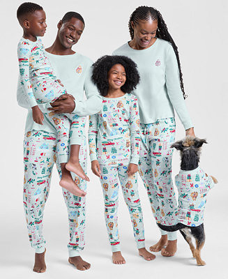 Holiday Lane Winter Holiday Family Pajamas Collection, Macy's Exclusive - Macy's | Macy's