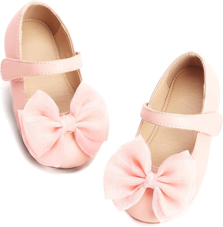 THEE BRON Girl's Toddler/Little Kid Ballet Mary Jane Flat Dress Shoes | Amazon (US)