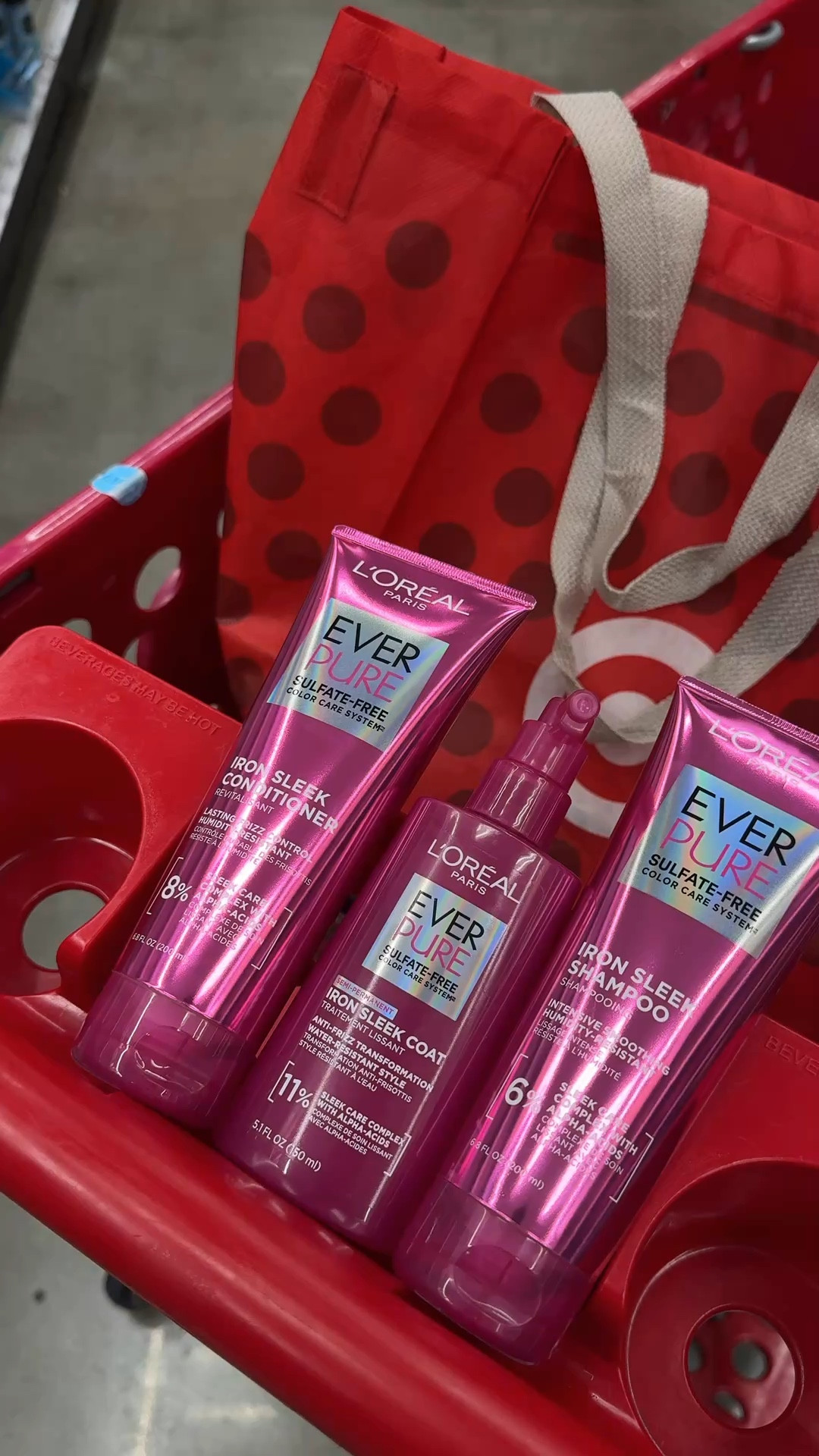 #ad No humidity or frizz is going to affect this stunning blowout using @lorealparis EverPure Iron Sleek shampoo, conditioner and the AMAZING coat spray @Target  @shop.ltk #liketkit 
#TargetPartner #Target #LOrealParisPartner LOrealParisHairCare, ​EverPureIronSleek