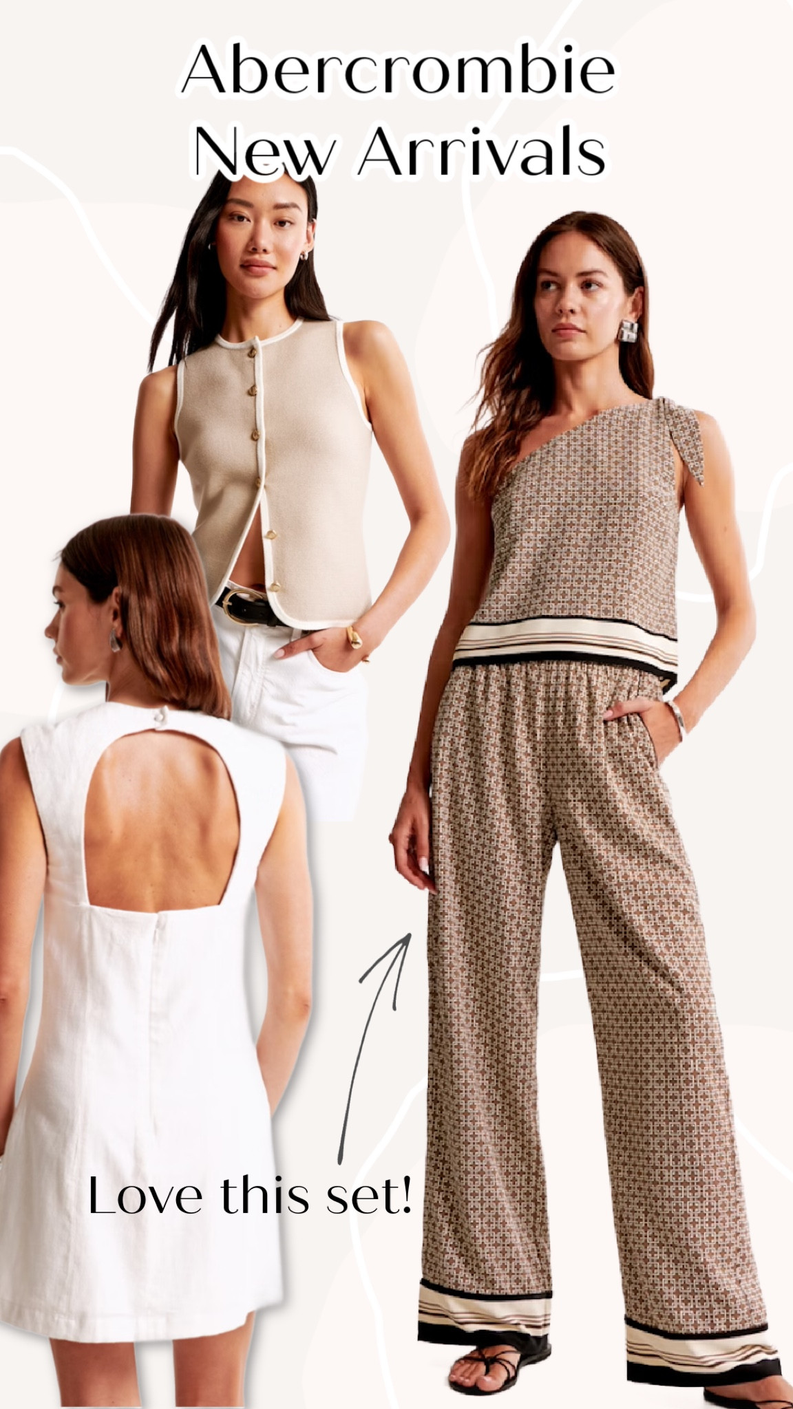 These new arrivals at Abercrombie are so good! This set would be so perfect for a trip this summer!✨

#LTKSeasonal #LTKStyleTip #LTKSummerSales