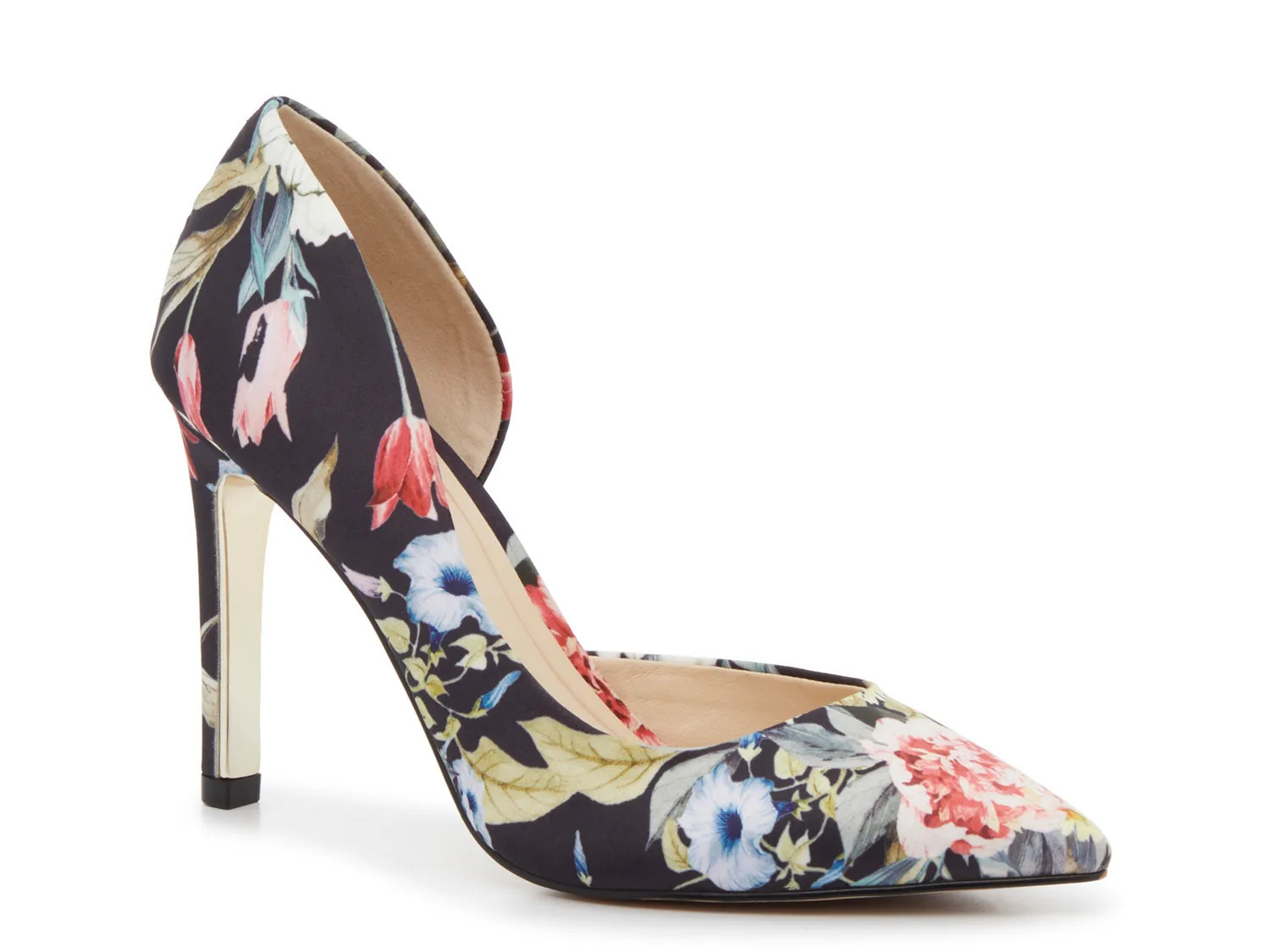 Jessica Simpson Cineva Pump | Women's | Black/Multicolor Floral Print | Size 10 | Pumps | DSW
