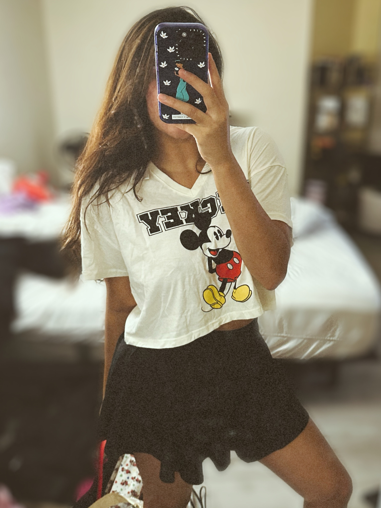 Mickey Mouse Boxy crop ❤️ #disneytops #disneyfits #mickeymouse 
