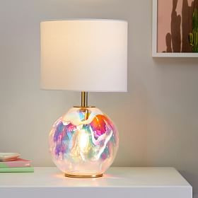 Iridescent Globe Table Lamp (18") | Pottery Barn Teen