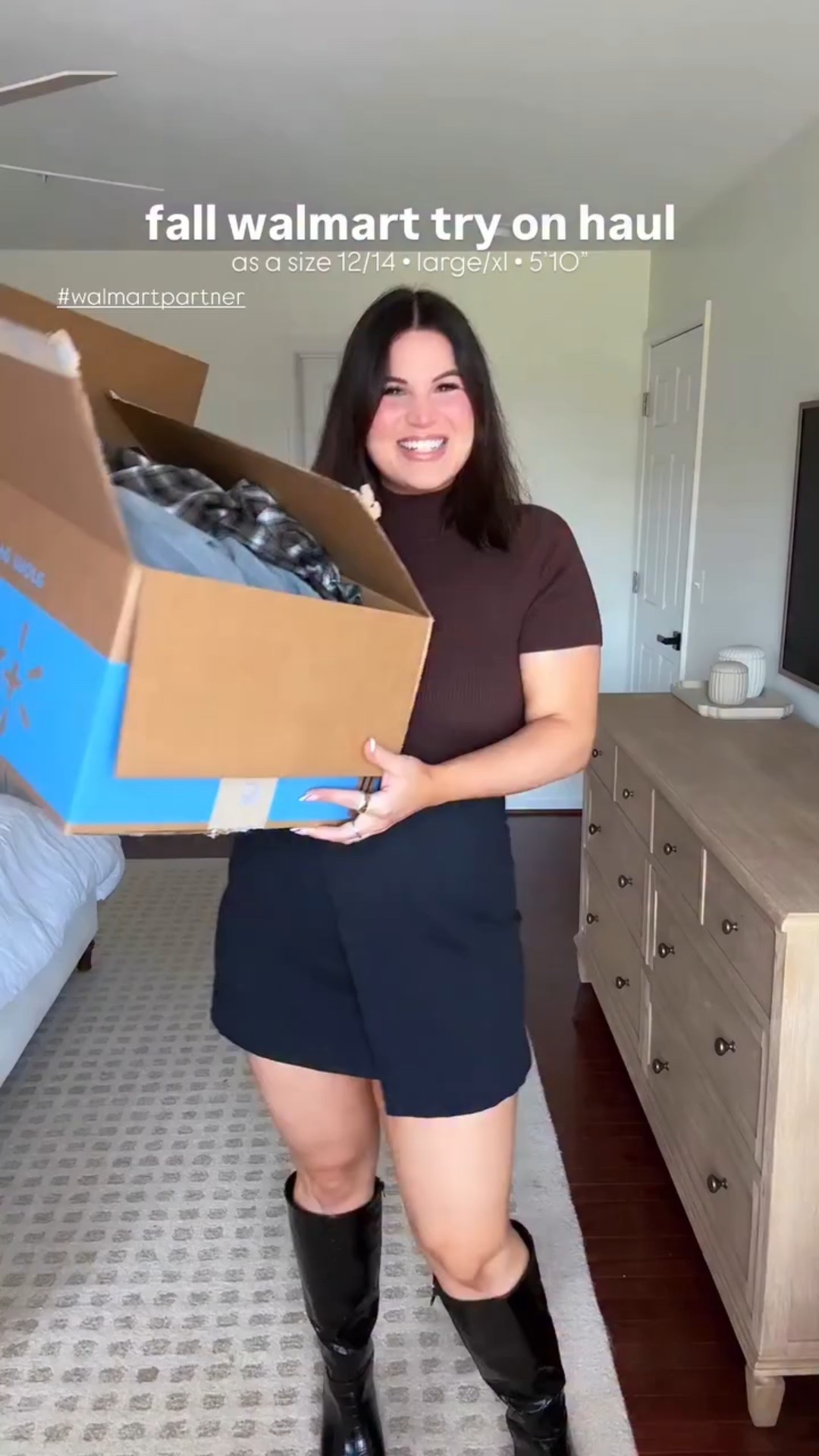 Fall Walmart Try On Haul!!
Grey skirt- size 14
Blazer- size xl
Boots- size 10 wide 
Brown skirt- size 14
Brown top- size large
Black skort- size large
Dress- size xl (could have done a size large) 


Fall fashion, fall style, affordable fashion, midsize fashion, 



#LTKSeasonal #LTKFindsUnder50 #LTKMidsize