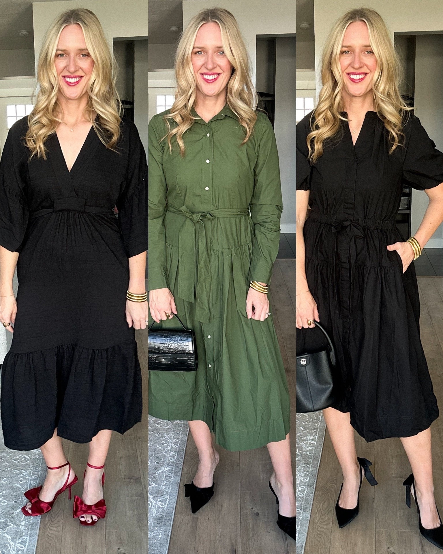 Walmart dresses starting at just $10 😳
These winter-style dresses are all on clearance and such good basics for layering right now. Each one runs true to size and I’m wearing a size small in all of them. Perfect with boots, sweaters, jackets, and coats for cold weather. At these prices, they won’t last long — grab them before they sell out.

#WalmartFinds #WalmartFashion #WalmartDeals #AffordableFashion #BudgetStyle #WinterStyle #LayeringLooks #EverydayOutfits #ClearanceFinds #LTKUnder25 #LTKSale #LTKStyle #LTKDeals #MomStyle #NeutralStyle #CapsuleWardrobe


#LTKFindsUnder50 #LTKmomlife #LTKSaleAlert