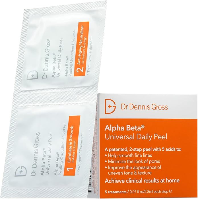 Dr Dennis Gross Alpha Beta Universal Daily Peel: for Uneven Tone or Texture and Fine Lines or Enl... | Amazon (US)