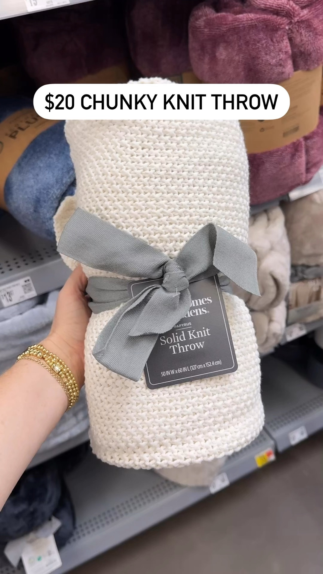 Walmart gift idea- chunky knit throw 

#LTKGiftGuide #LTKFindsUnder50 #LTKWatchNow