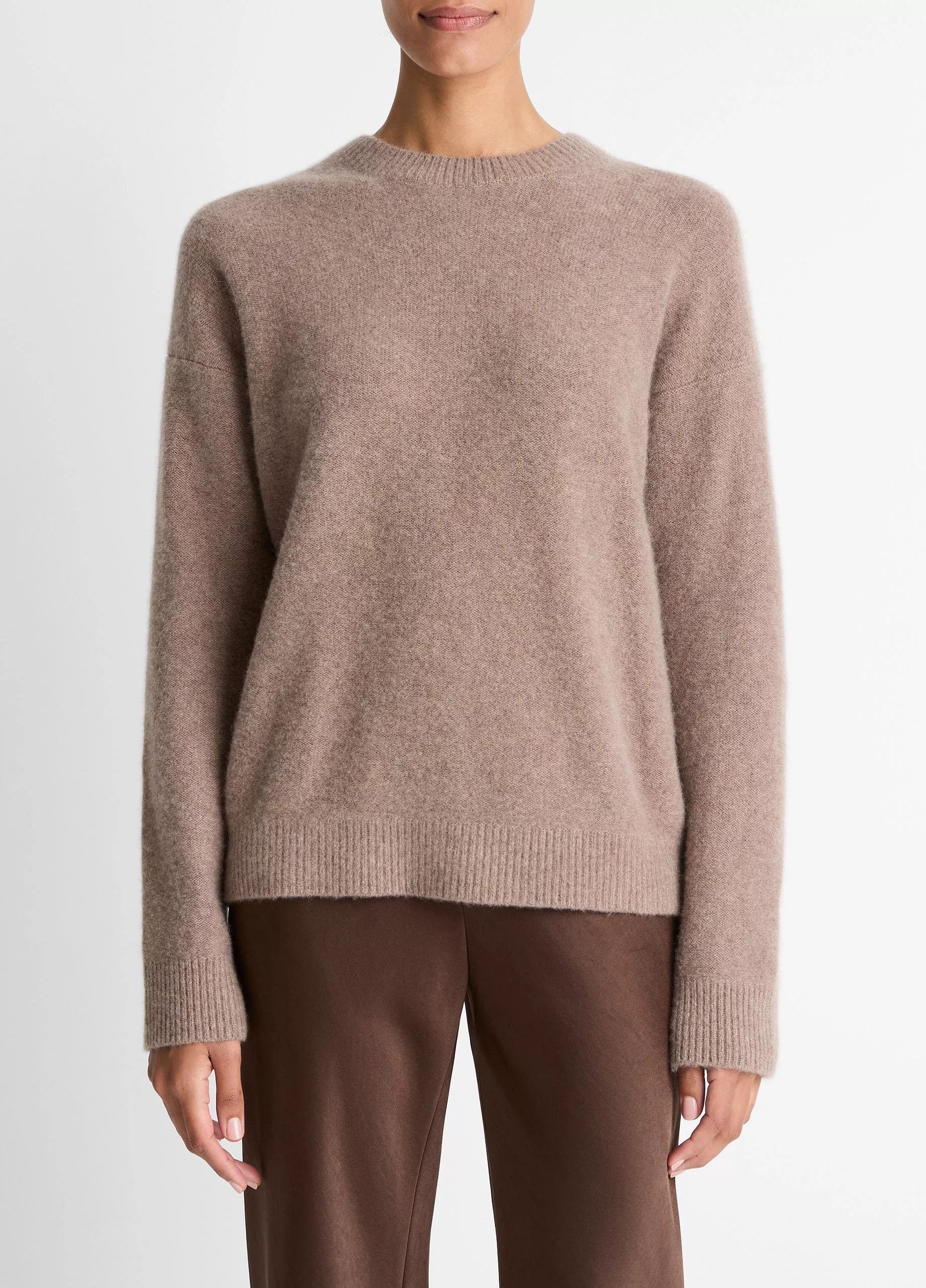 Plush Cashmere Crew Neck Sweater | Vince LLC