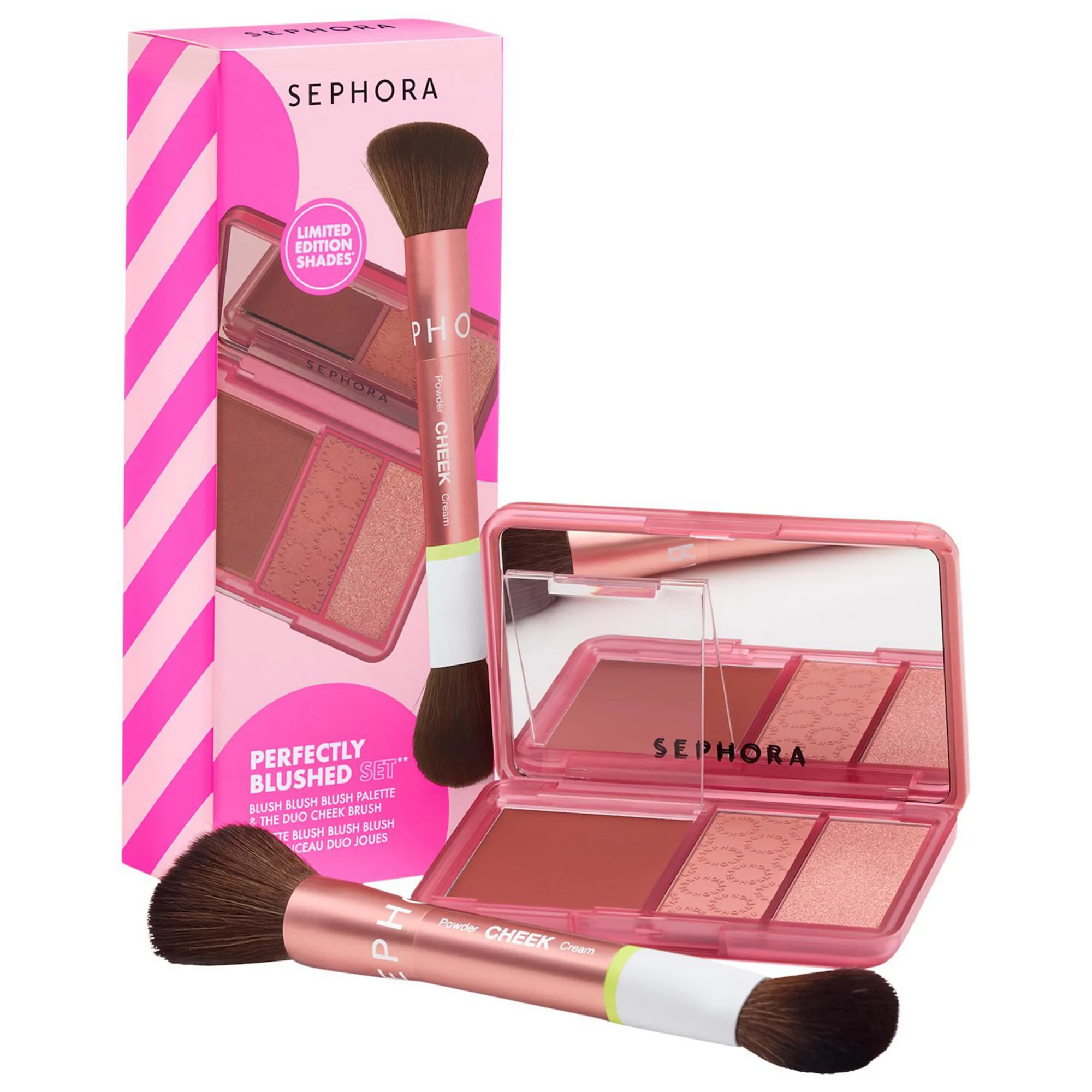 SEPHORA COLLECTION Perfectly Blushed Makeup Blush and Brush Set | Kohl's