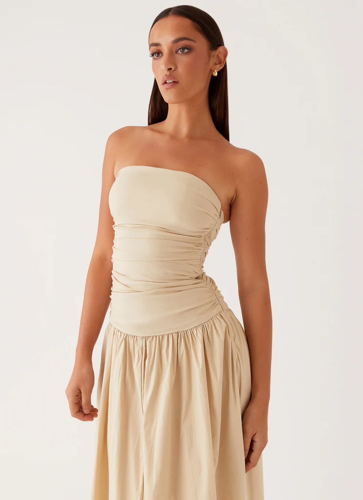 Carmel Maxi Dress - Ivory | Peppermayo (Global)