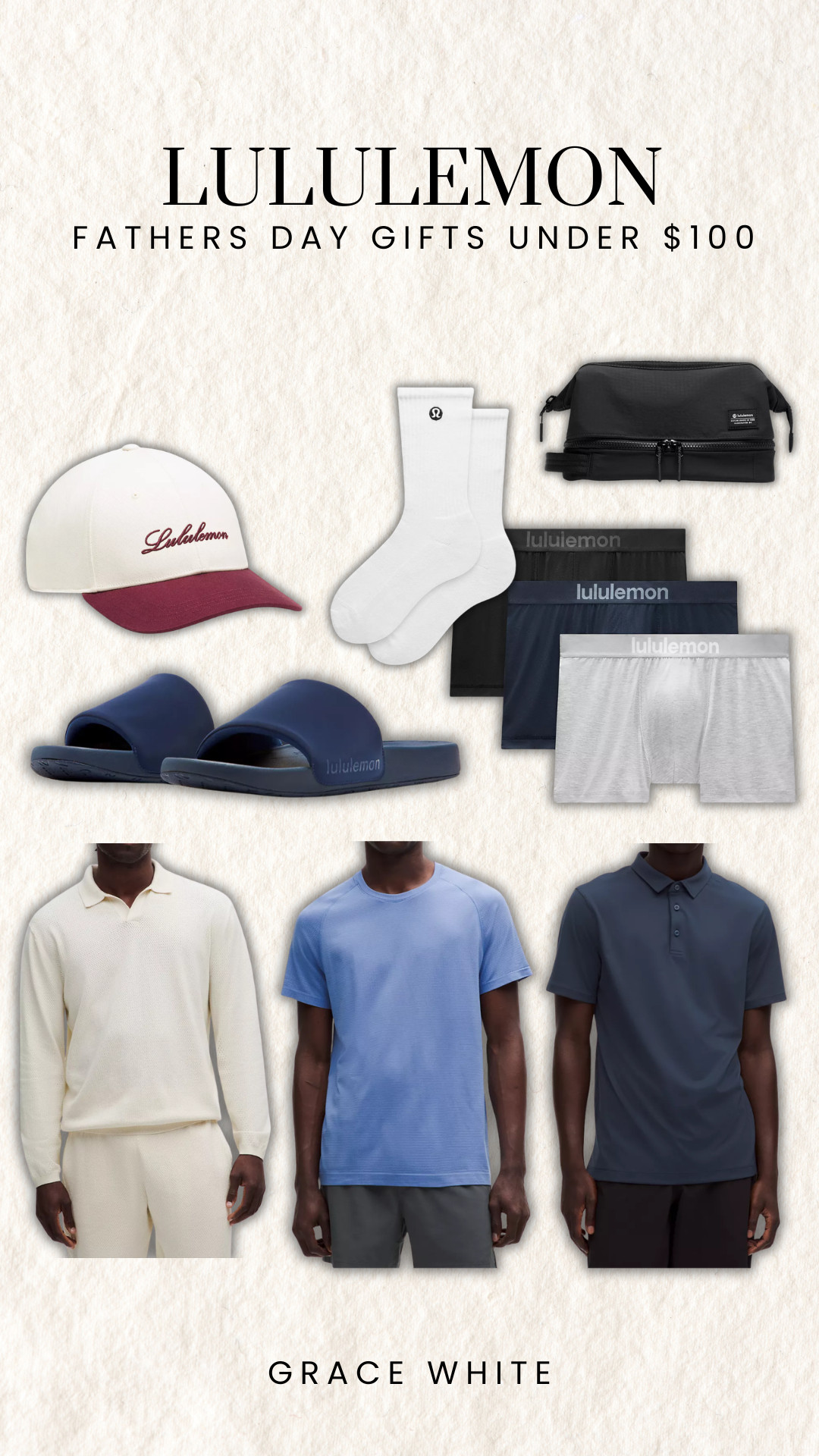 @lululemon father’s day gift ideas!

lululemon, lululemon men’s, men’s gifts, father’s day gifts, active dad gifts, gifts for him, active gifts for him, grace white

#LTKSeasonal #LTKMens #LTKActive