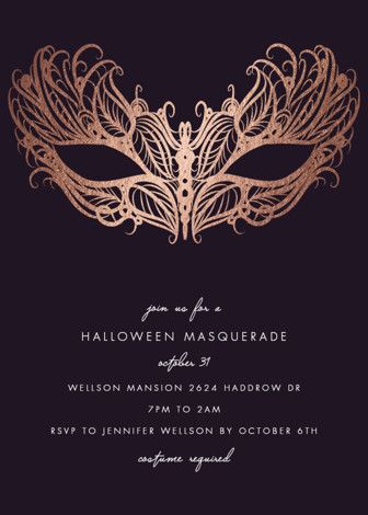 "Glamour and Lace" - Customizable Foil-pressed Party Invitation in Purple or Gold by Cassandra Im... | Minted
