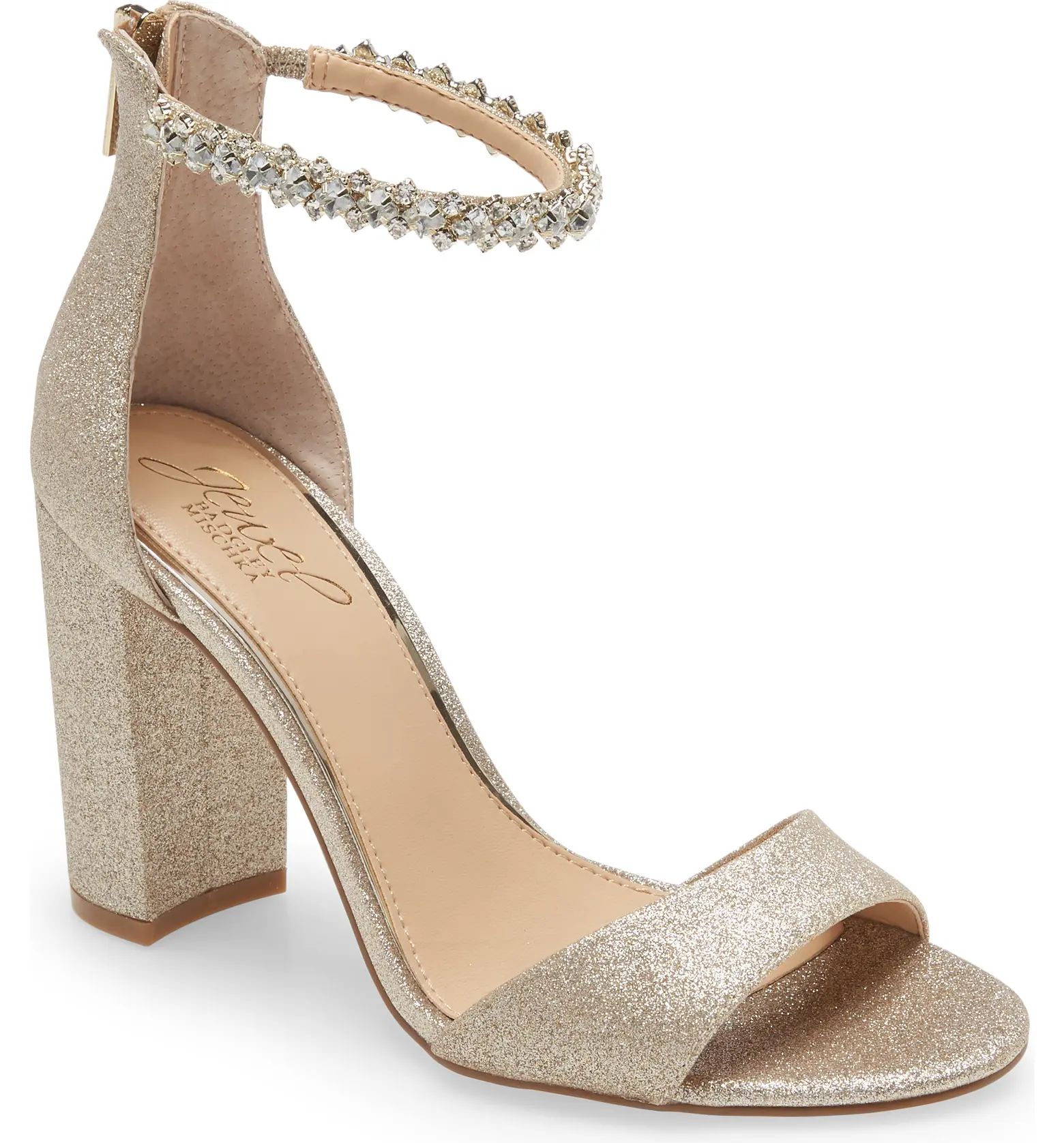 Badgley Mischka Collection Louise Ankle Strap Sandal (Women) | Nordstrom