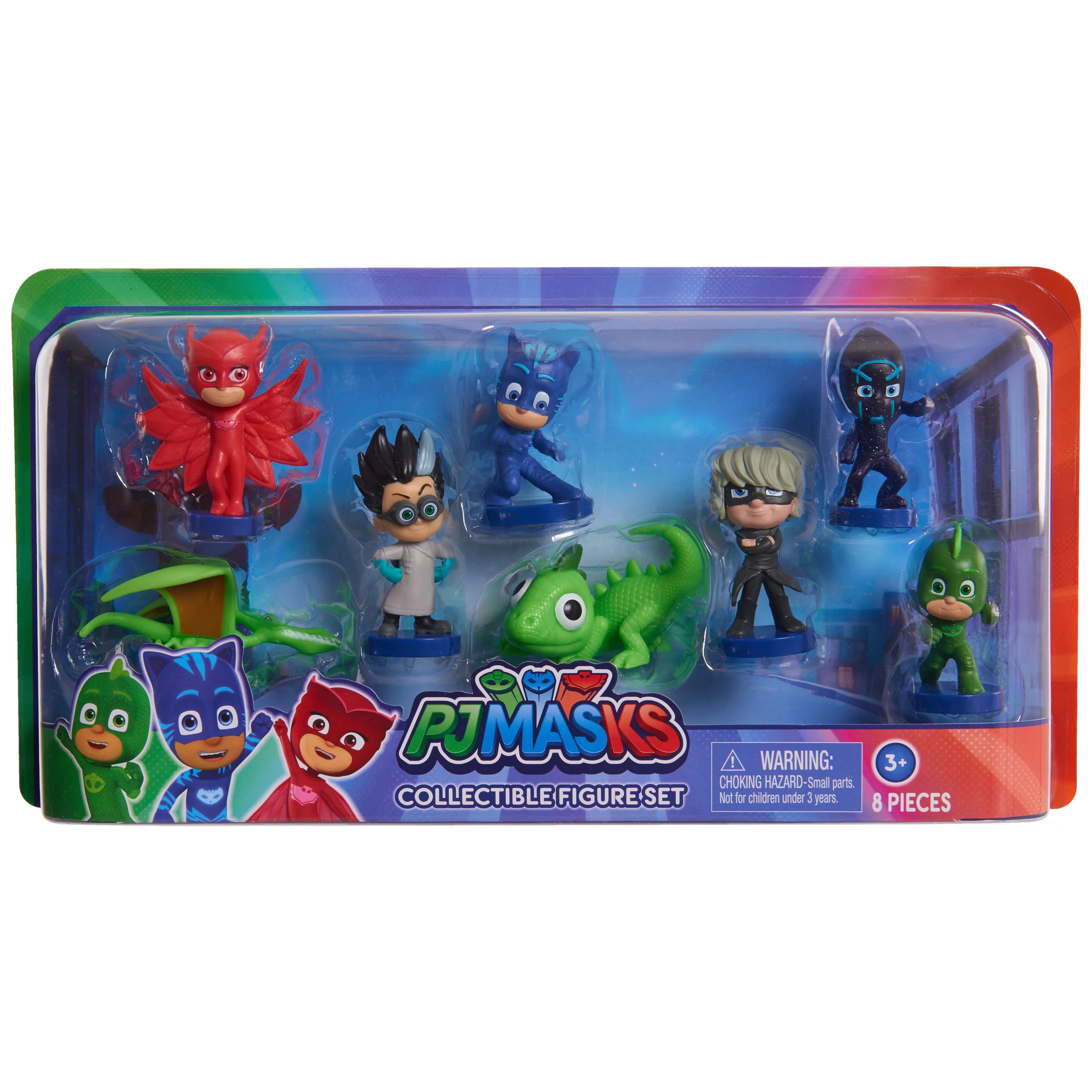 Just Play PJ Masks Collectible Figure Set, 8 Piece Set, Preschool Ages 3 up - Walmart.com | Walmart (US)