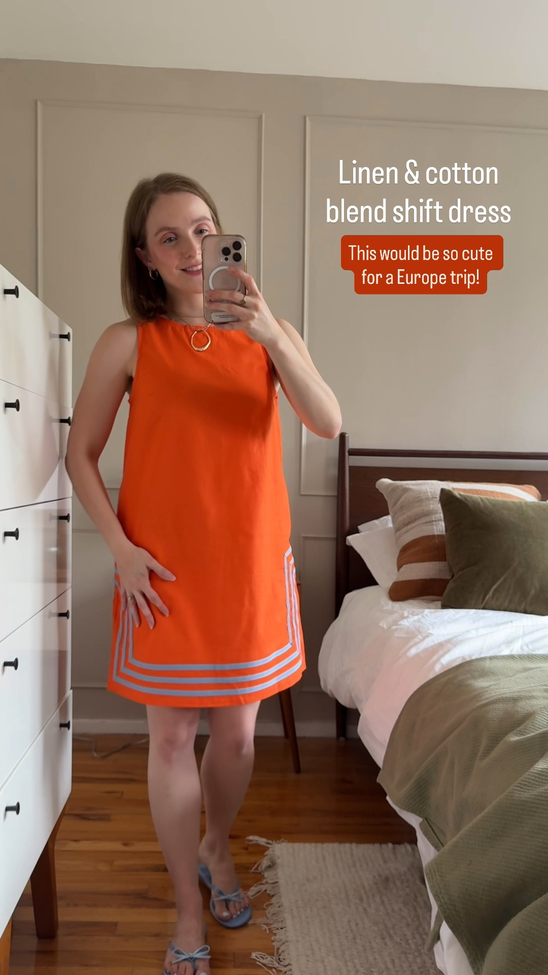 Cotton/ linen blend shift dress wearing xs this would be so cute for Europe! Comes in so many colors

#LTKootd #LTKPetite #LTKSaleAlert