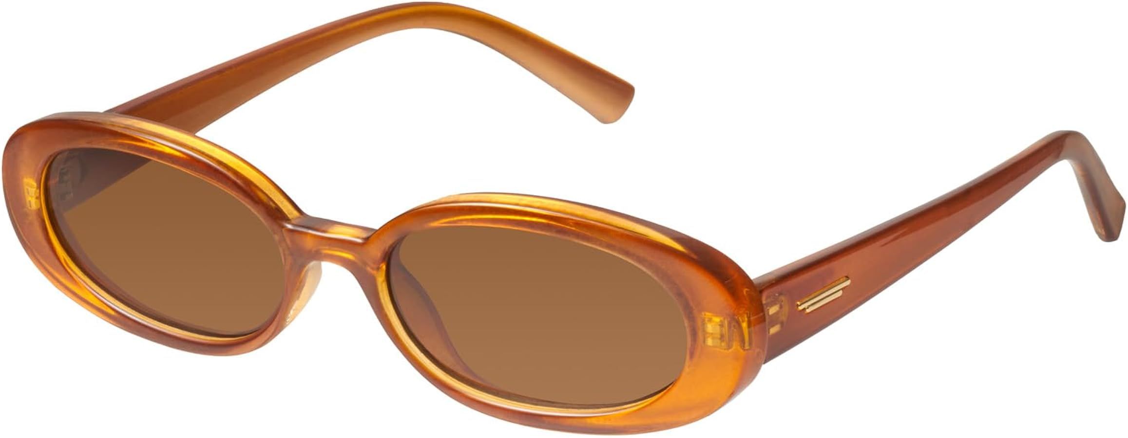 mosanana Retro Tiny Oval Sunglasses for Women with Small Face Narrow Style MS52360 | Amazon (US)