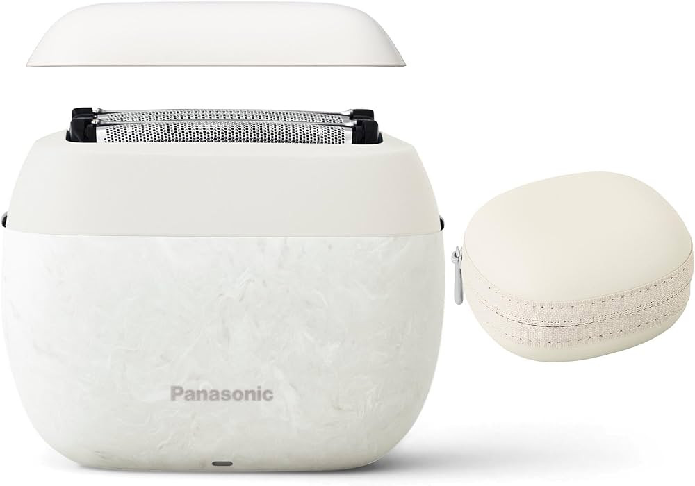 Panasonic ARC5 Palm-Sized Electric Razor, Handheld Luxury Compact Travel Shaver with Upcycled Bod... | Amazon (US)