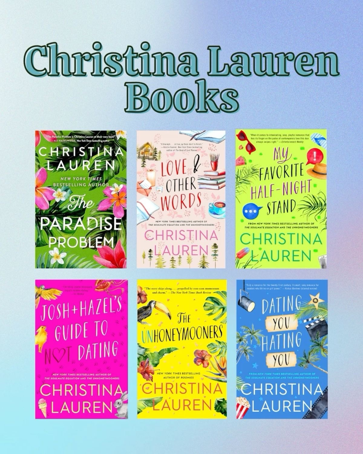 Christina Lauren books 📚

#LTKstorytime #LTKdayinmylife #LTKSaleAlert
