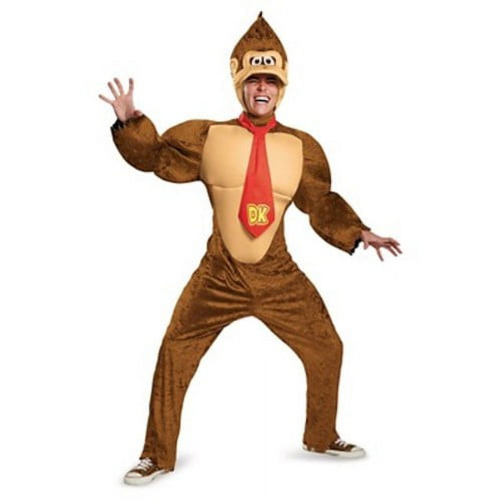 Disguise Super Mario Brothers Donkey Kong Deluxe Men's Halloween Fancy-Dress Costume for Adult, X... | Walmart (US)