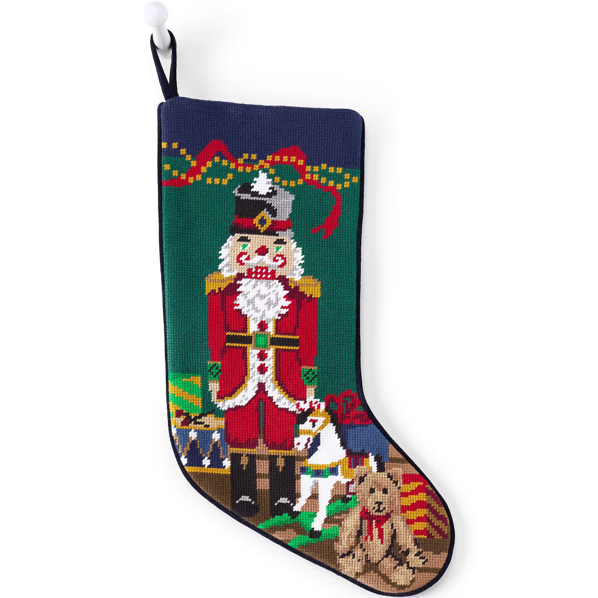 Lands' End Needlepoint  Christmas Stocking | Target