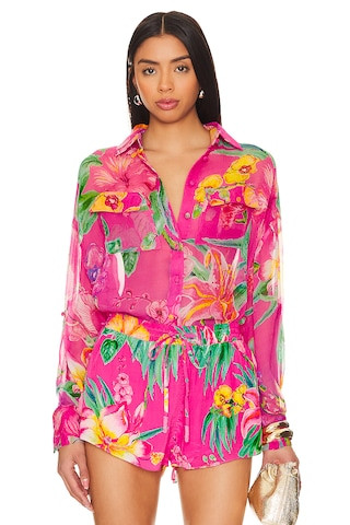 Megan Button Up Shirt
                    
                    ROCOCO SAND | Revolve Clothing (Global)