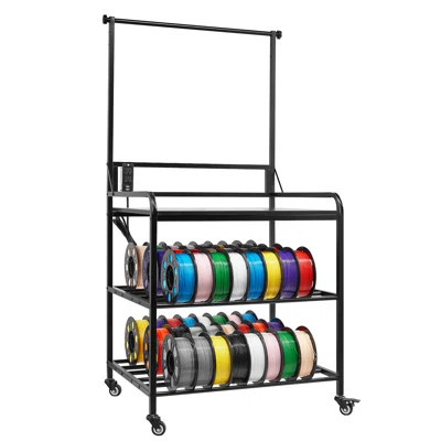 3D Printer Filament Storage Rack 3-Tier 3D Printer Stand with Storage | Wayfair North America