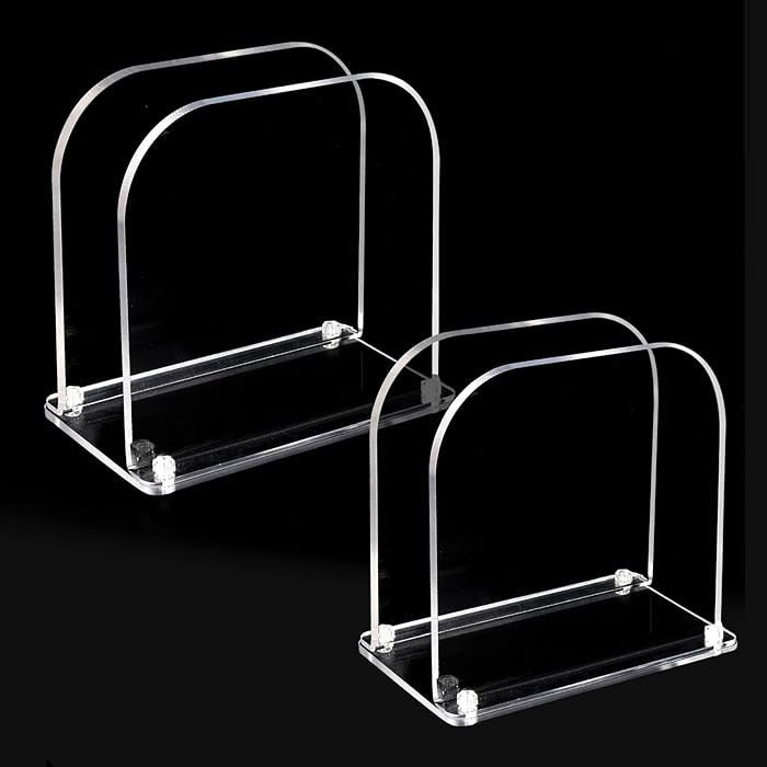 Yes!Fresh Napkin Holder Clear 2-Count Set,Upright Windproof Napkin Holders for Kitchen,Assembly H... | Amazon (US)