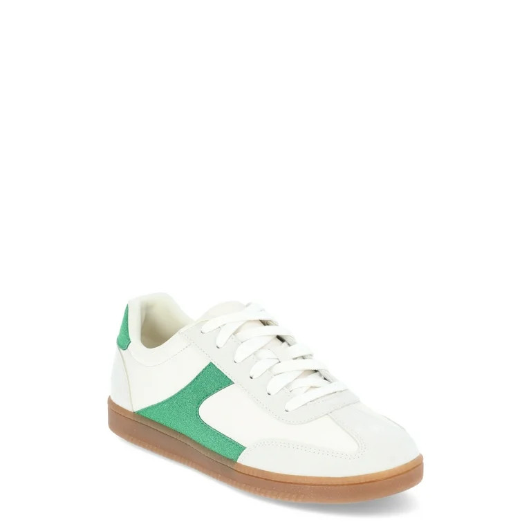 No Boundaries Lace Up Sporty Sneakers, Women's | Walmart (US)