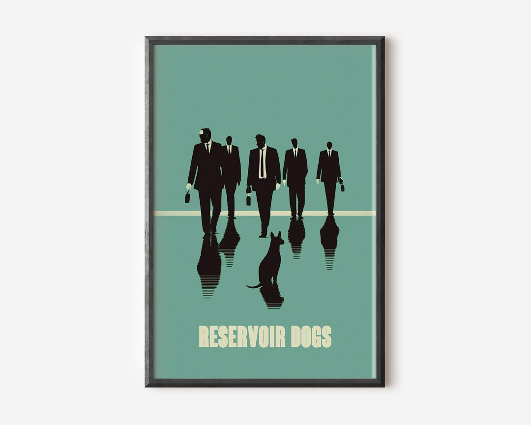 Reservoir Dogs Poster Minimal Movie Poster Printable Wall Art Tarantino Poster Cinema Poster Movi... | Etsy (US)