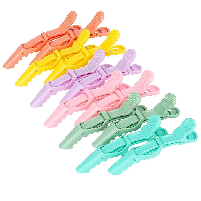 HH&LL Hair clips for Styling – Wide Teeth & Double-Hinged Design – Alligator Styling Sectioni... | Amazon (US)