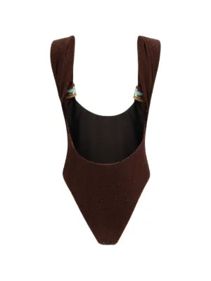 New SeasonOséreering-detail swimsuit | Farfetch Global