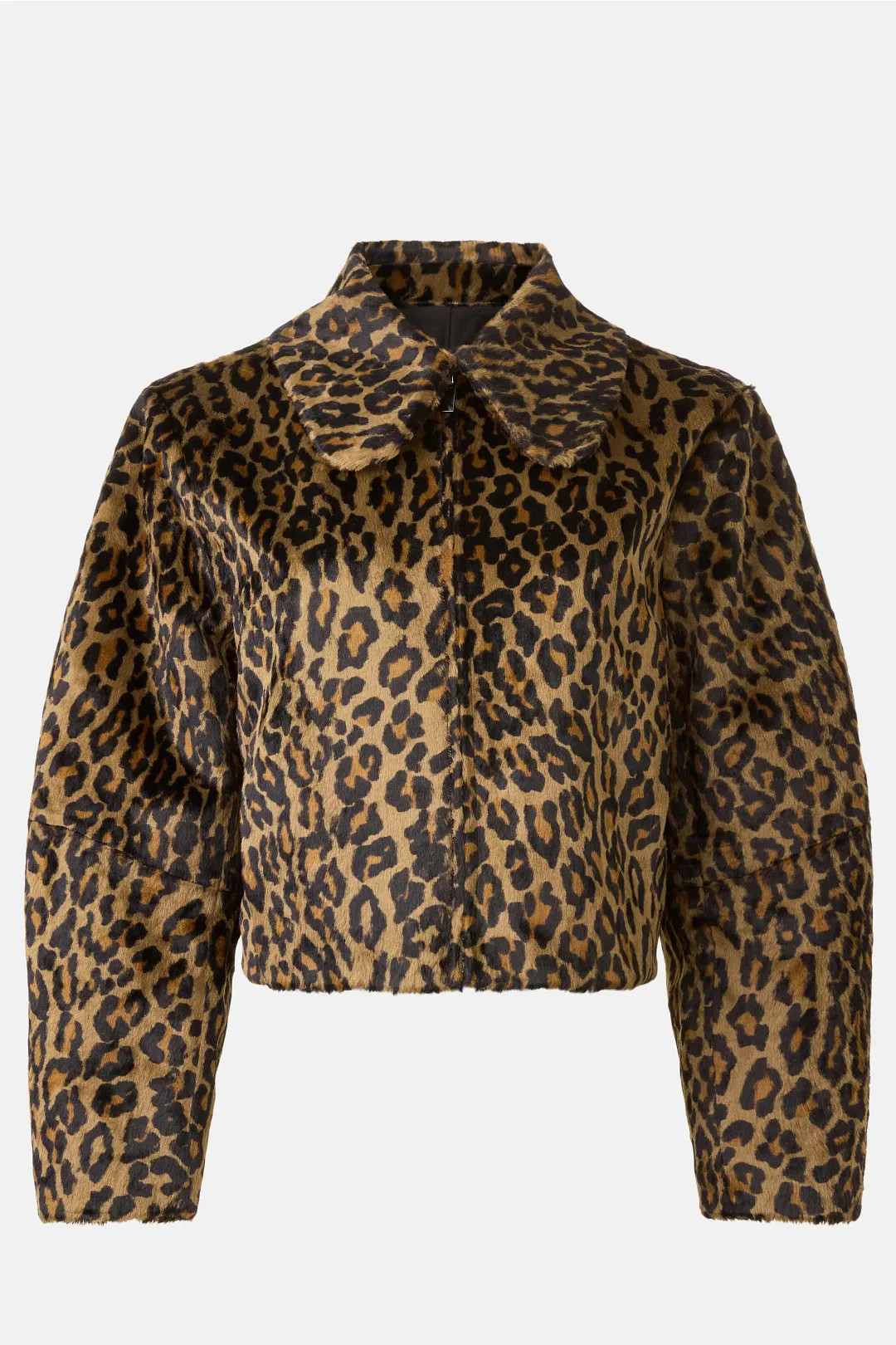 Peter Som x RTR Leopard Faux Haircalf Jacket | Rent the Runway