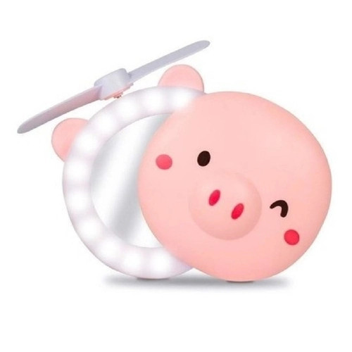 Espelho Led Porquinho Com Ventilador | Americanas (BR)